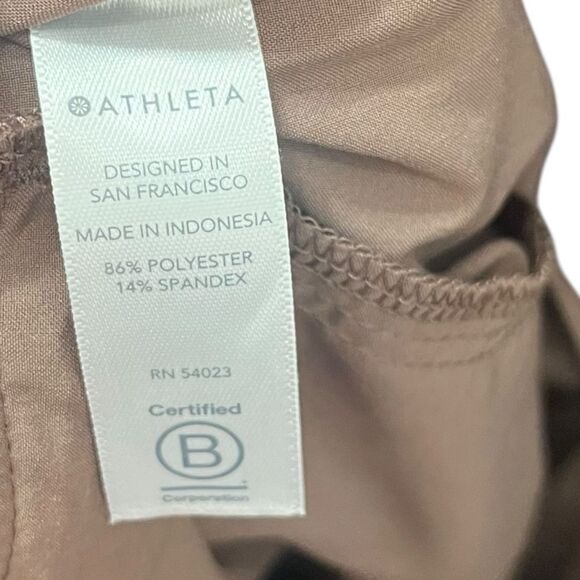 Athleta Chelsea Utility Jogger Pants Women’s Size 16 Brown Stretch Tapered Cargo - Picture 12 of 13
